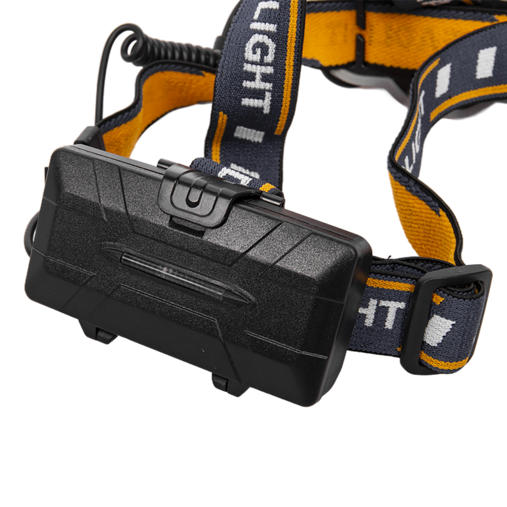 Фонарь налобный 1100 LM, IPX4, USB NISUS. Фото №3