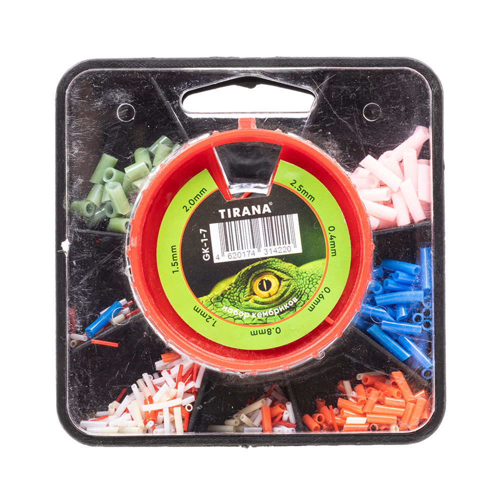Набор кембриков Tirana №1 (0.4мм, 0.6мм, 0.8мм, 1.2мм, 1.5мм, 2мм, 2.5мм). Фото №1