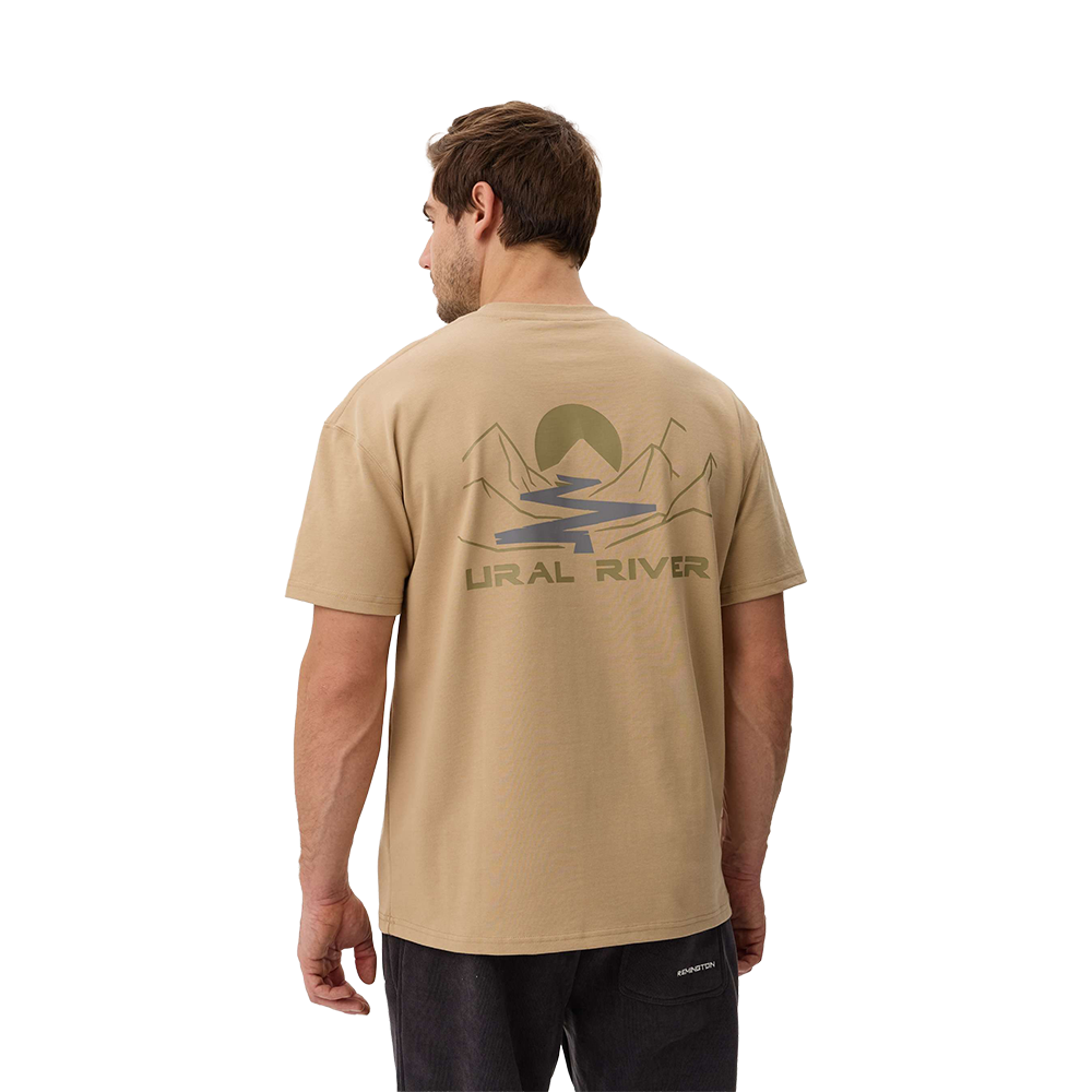 Футболка мужская Remington Casual Вeige р. M. Фото №4 Футболка мужская Remington Casual Вeige р. M. Фото №4