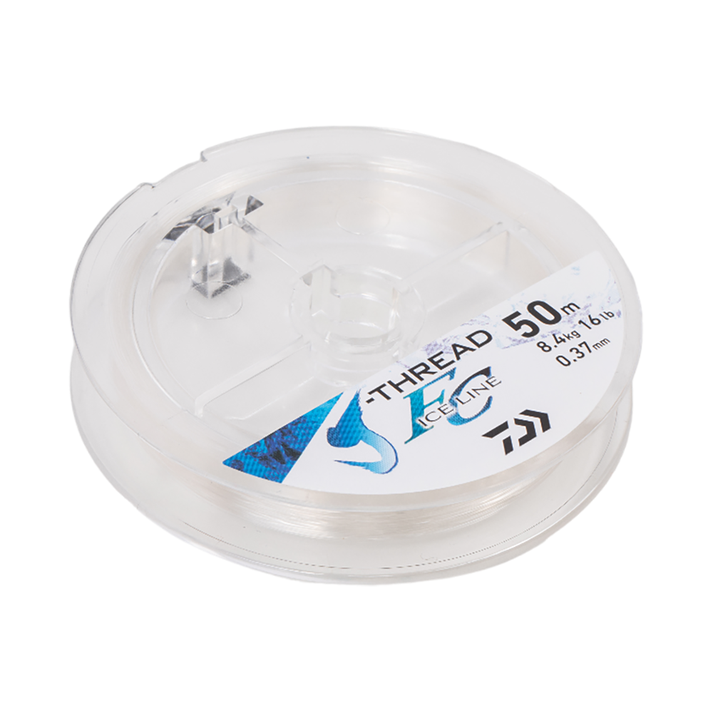 Леска Daiwa J-THREAD FC ICE LINE 0.37mm-50m. Фото №4