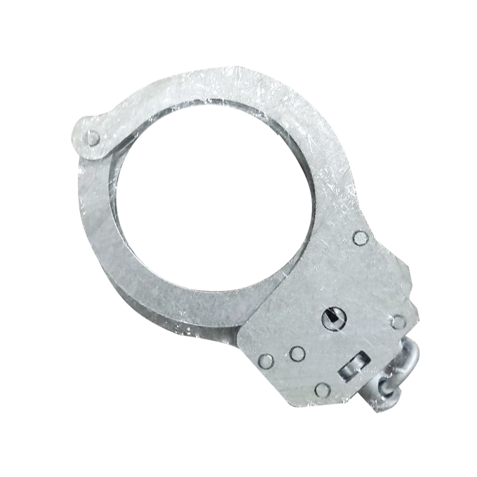 Наручники "КРАБ" (никель, с фиксатором, два ключа). Фото №1