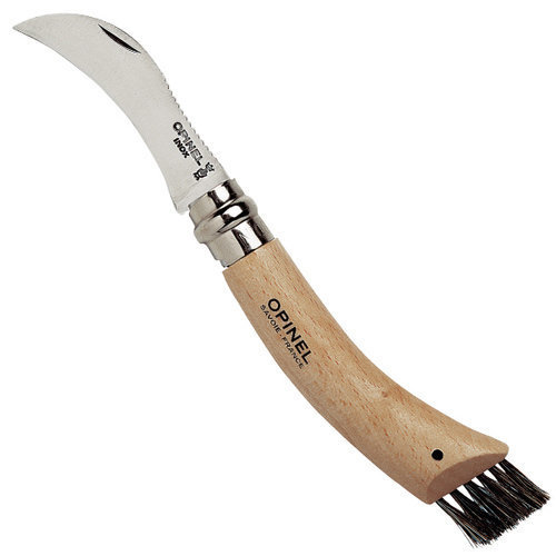 Нож грибника "Opinel", дуб, чехол, деревянный футляр. Фото №1