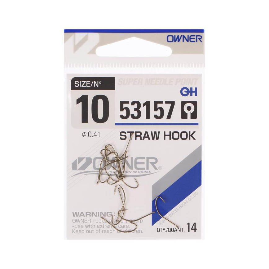 Крючок Owner № 53157 №10 (14шт.). Фото №1
