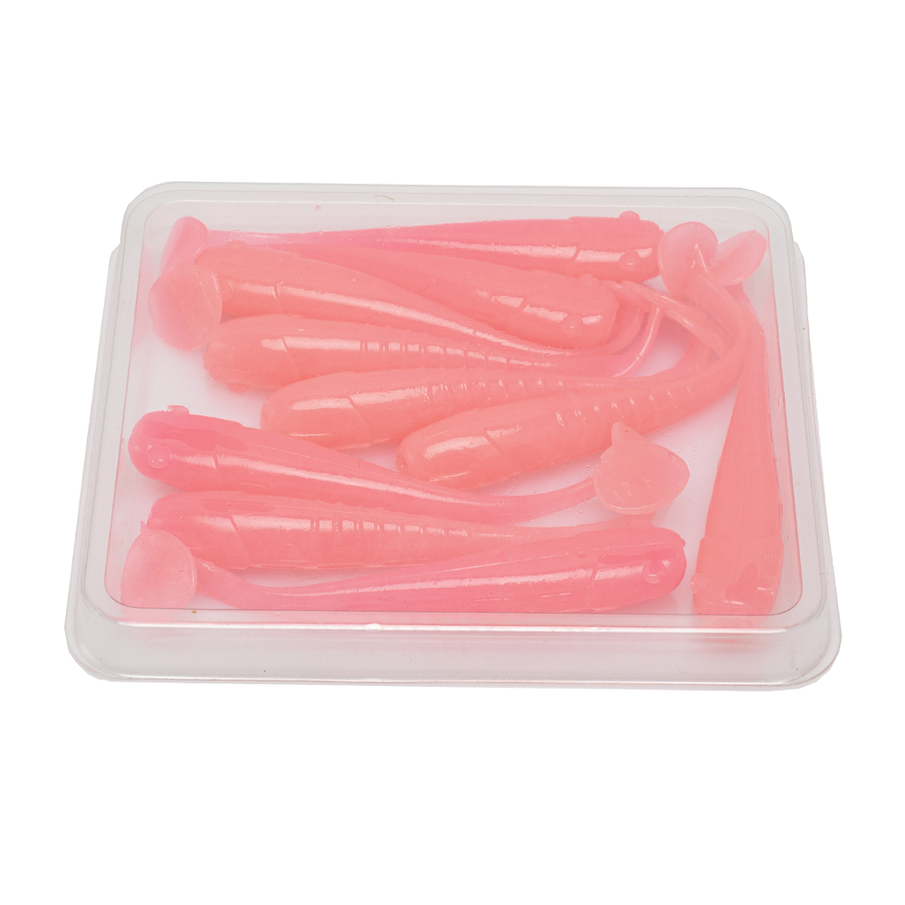 Виброхвост Lucky John Pro Series Baby Rockfish 2,4" 62мм, (10шт. упак.) цвет F05. Фото №3