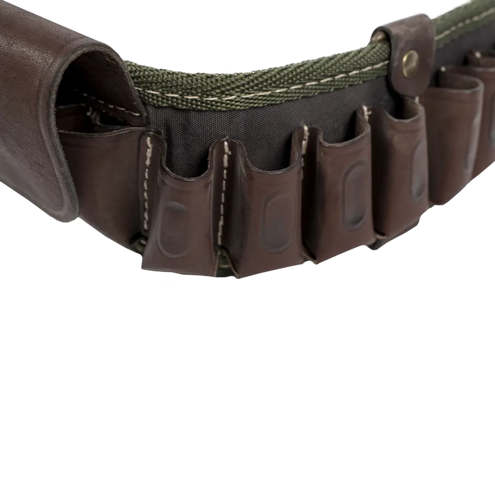 Патронташ комбинированный К-12, 20 патронов с секцией 7,62/6, открытый (ХСН). Фото №2