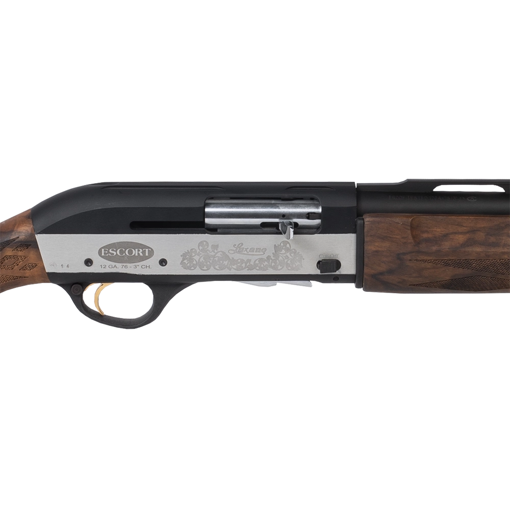 Ружье Hatsan ESCORT LUXANO, калибр 12x76, полуавтомат газоотводный, дерево, ствол 28" (710). Фото №4 Ружье Hatsan ESCORT LUXANO, калибр 12x76, полуавтомат газоотводный, дерево, ствол 28" (710). Фото №4