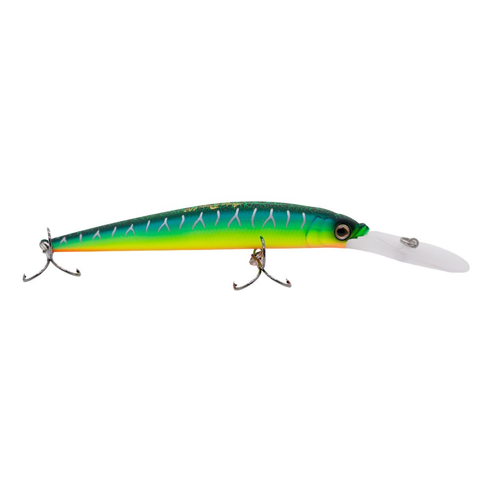 Воблер Strike Pro Alpha Diver 110 плавающий 11cm 13gr заглубление 2,5-4,0м (JL-062F#A223S-RP). Фото №2