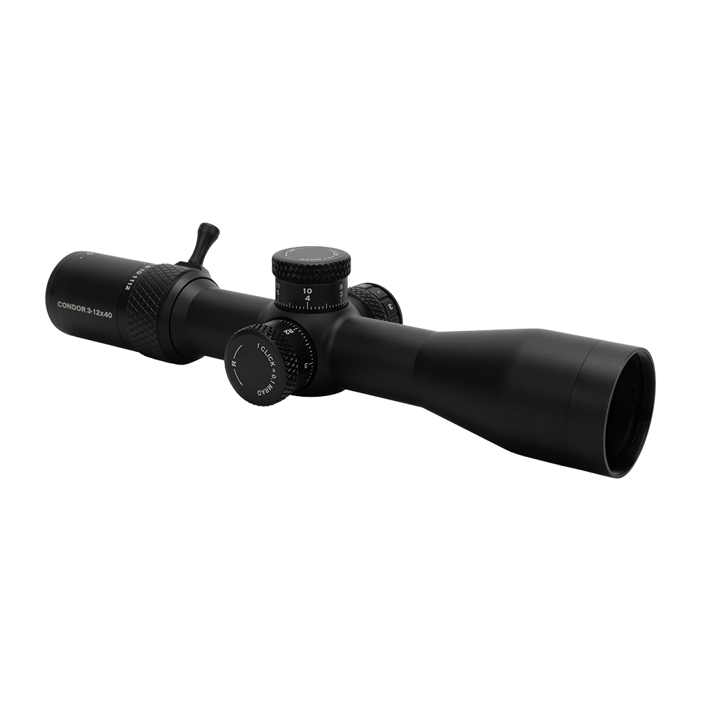 Оптический прицел MOSSBERG CONDOR 3-12х40 SFP Compact 30мм с подсветкой (Mildot) 0.1 MRAD. Фото №23 Оптический прицел MOSSBERG CONDOR 3-12х40 SFP Compact 30мм с подсветкой (Mildot) 0.1 MRAD. Фото №23