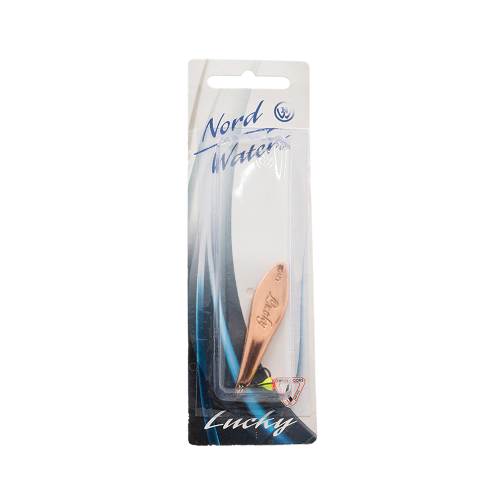 Блесна Северные мастерские Lucky 50мм, 7гр, цвет (CU) тройник. Фото №1