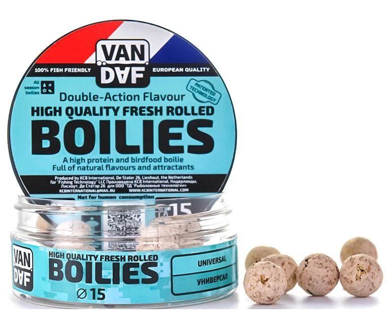 Бойлы VAN DAF универсальные 15мм, 1шт - 100г.. Фото №1