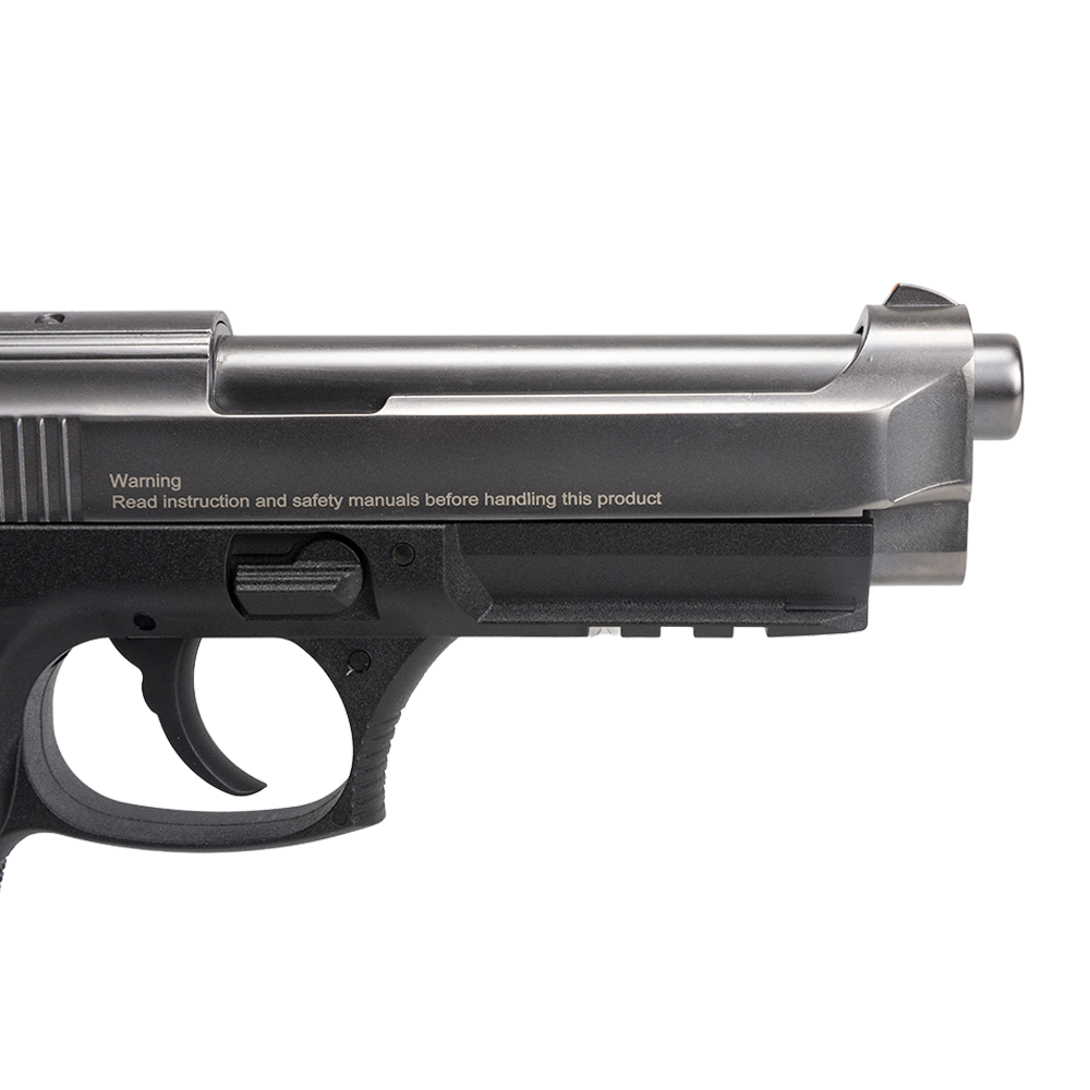 Пистолет пневматический EKOL ES P92 B FUME, (никель) (Blowback) калибр 4,5 мм, 3 Дж. Фото №3 Пистолет пневматический EKOL ES P92 B FUME, (никель) (Blowback) калибр 4,5 мм, 3 Дж. Фото №3