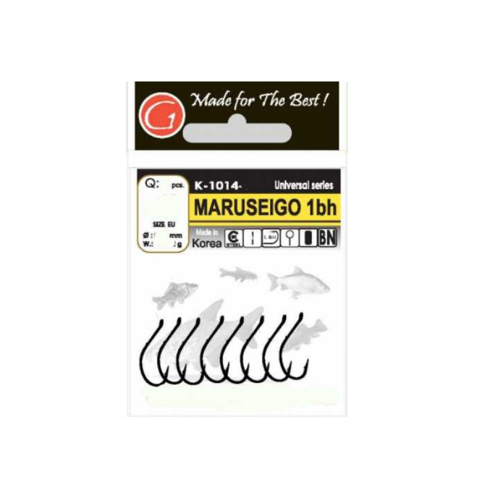 Крючок Gurza MARUSEIGO 1BH RING BN #8 10 шт/уп.. Фото №2