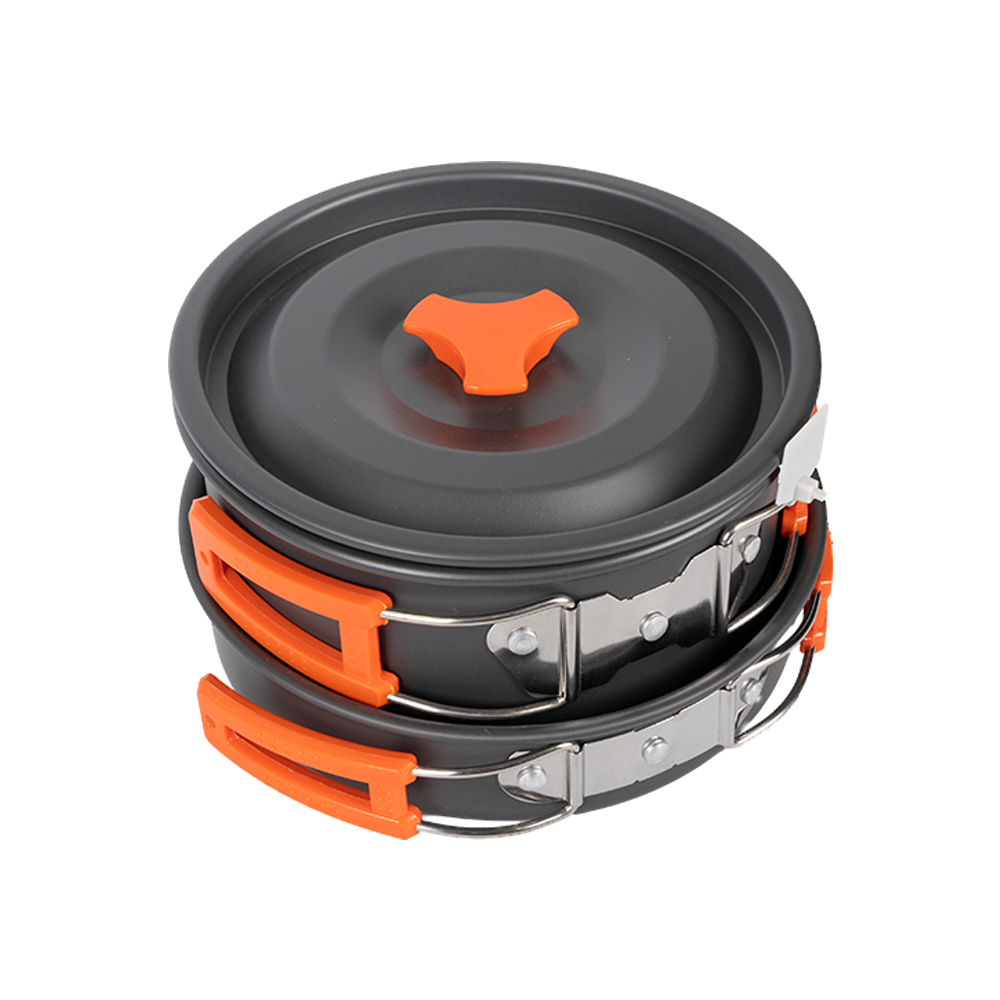 Набор кемпинговой посуды СЛЕДОПЫТ Travel, на 3-4 персоны, анодир. алюм., в чехле. Фото №2