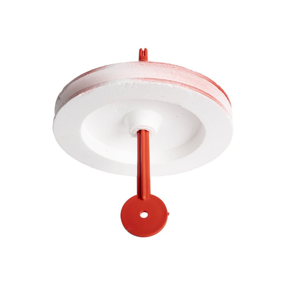 Кружок рыболовный "Экстра" D-140мм пенопласт, пластик. штырь (Рост) (9-03-0023). Фото №3