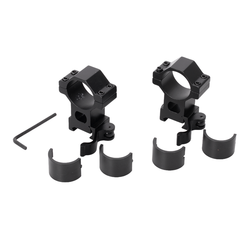 Кольца быстросъемные REMINGTON 30мм на Weaver ультра высокие 29мм рычаг блистер. Фото №2
