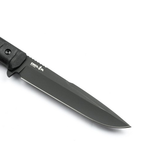 Нож Delta D2 bt (Черный, черная рукоять, черные ножны). Фото №3