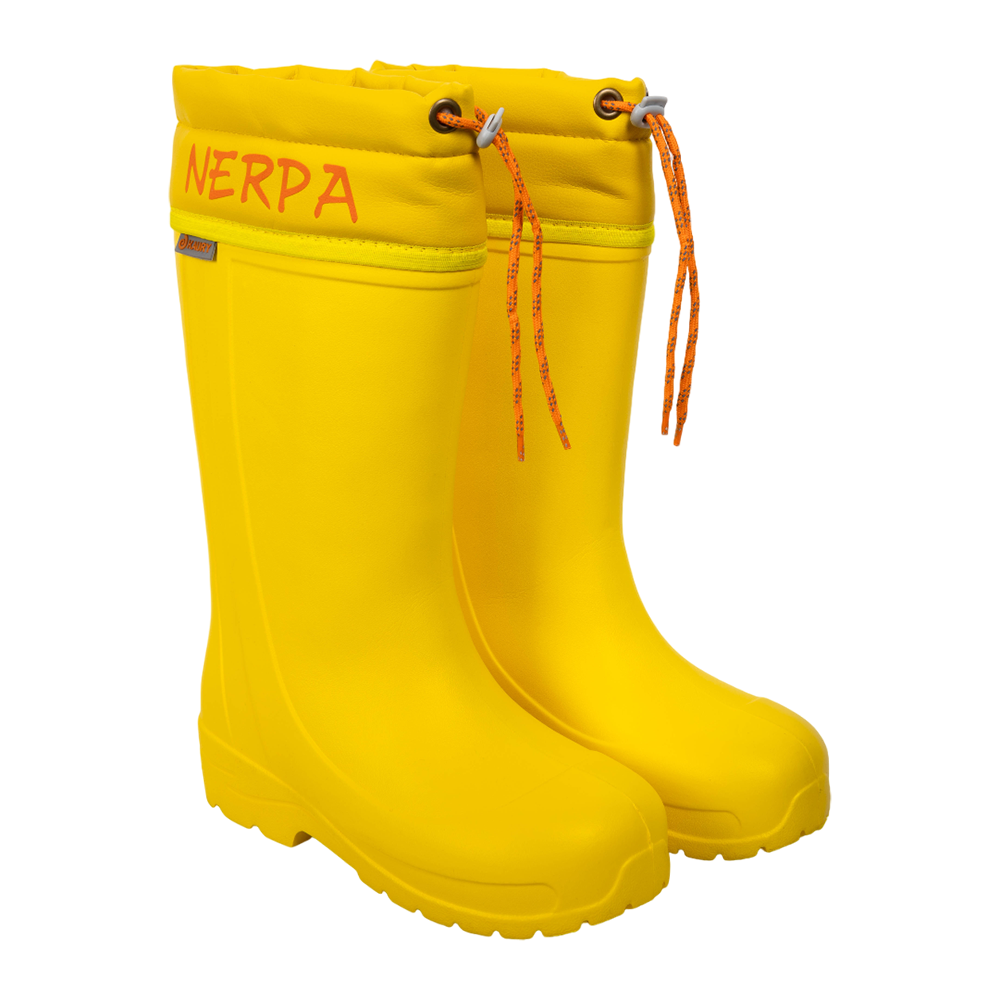 Сапоги KAURY NERPA женские (подростковые) с манжетой, утепленные ТЭП, желтый р. 38/39. Фото №1 Сапоги KAURY NERPA женские (подростковые) с манжетой, утепленные ТЭП, желтый р. 38/39. Фото №1