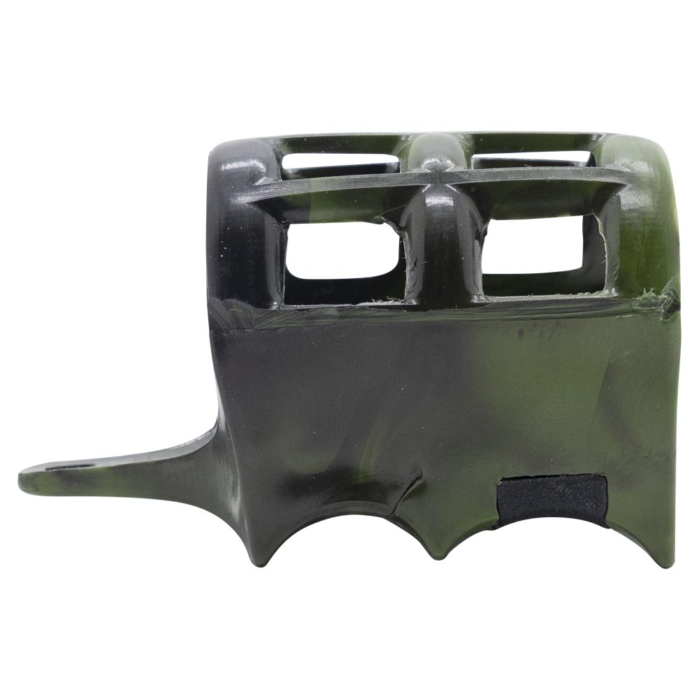 Груз-кормушка пластиковая X-FEEDER PL CAMO RIVER CAGE M 050 г (40 мл, цвет камо, сетка). Фото №2