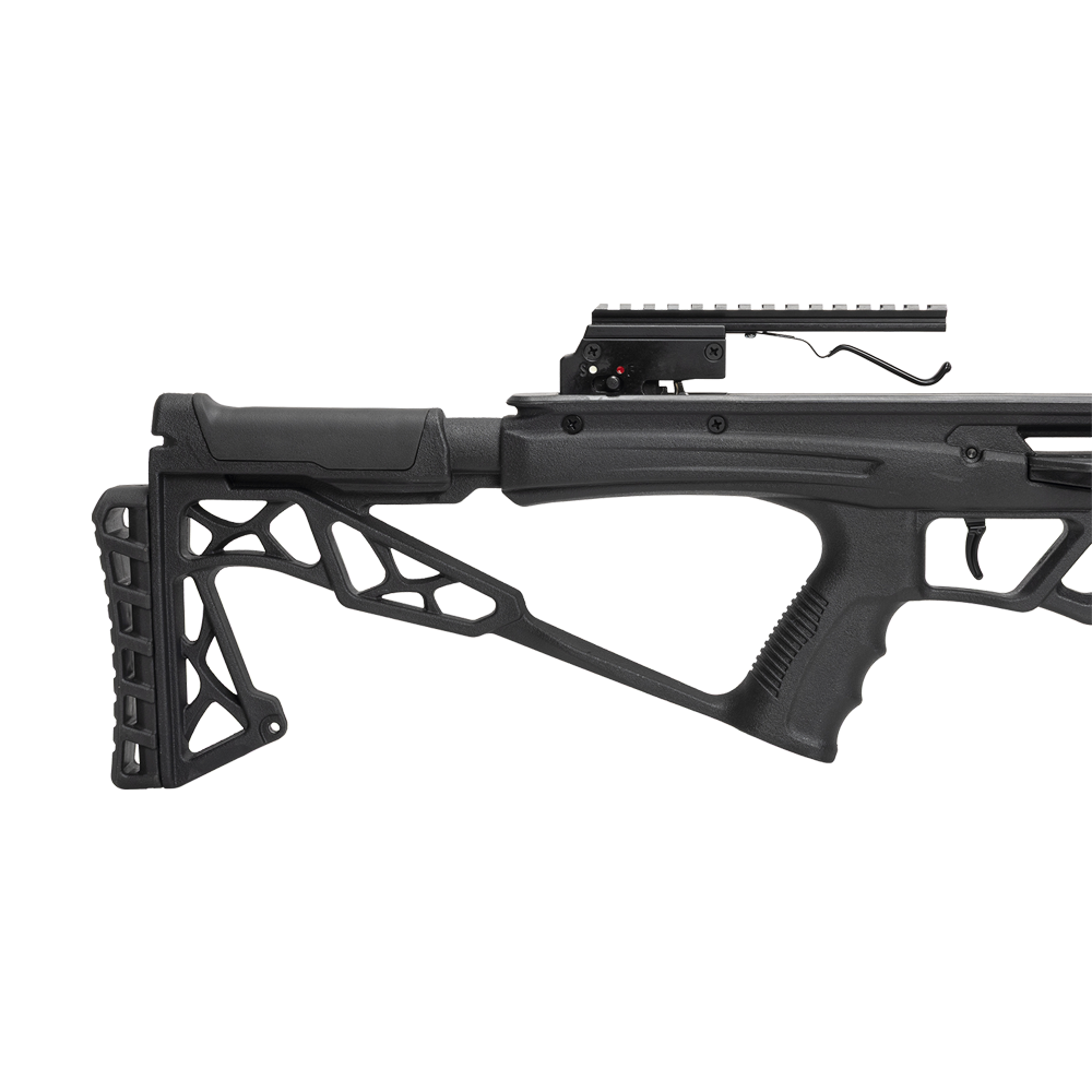 Арбалет блочный Man Kung XB60, блочный, black, кивер, 4 шт. стрелы, прицел, крепеж, воск, натяжитель. Фото №8