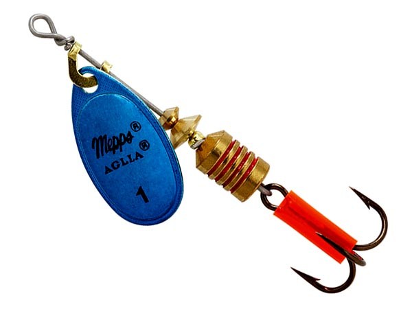 Блесна вращающаяся Mepps AGLIA PLATINUM, 1, Blue/SILVER. Фото №1 Блесна вращающаяся Mepps AGLIA PLATINUM, 1, Blue/SILVER. Фото №1