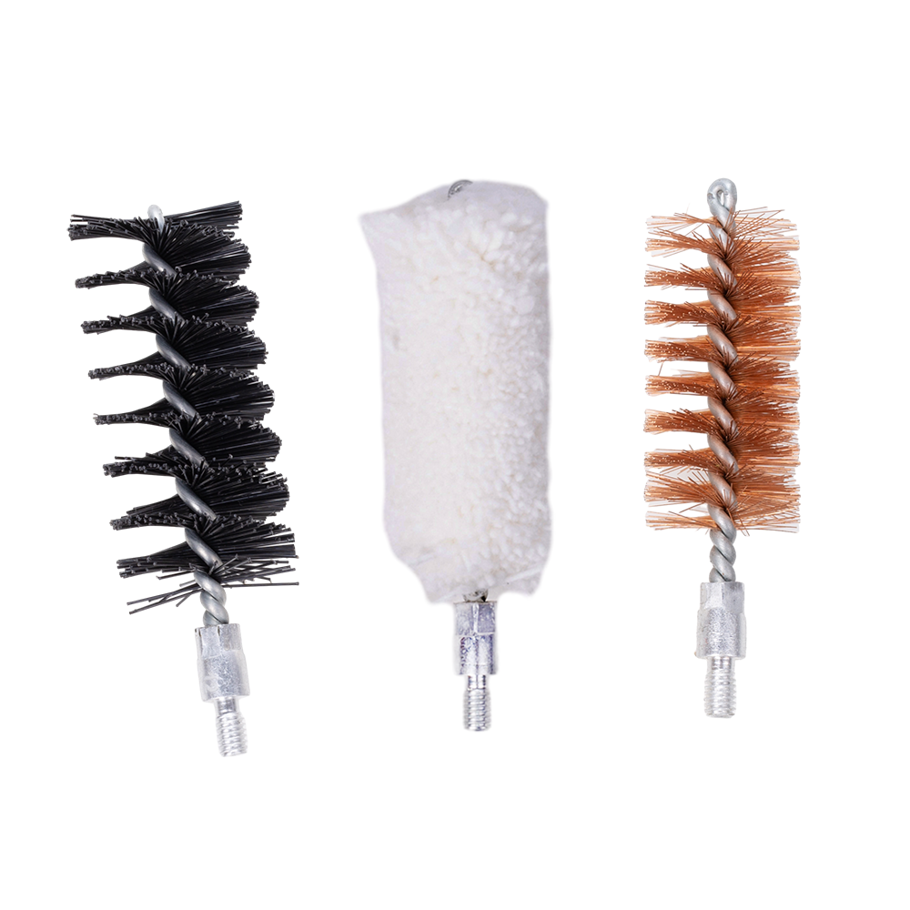 Набор для чистки ружей, калибр 12 мм в прозрачном кейсе с алюминиевым шомполом. Фото №5