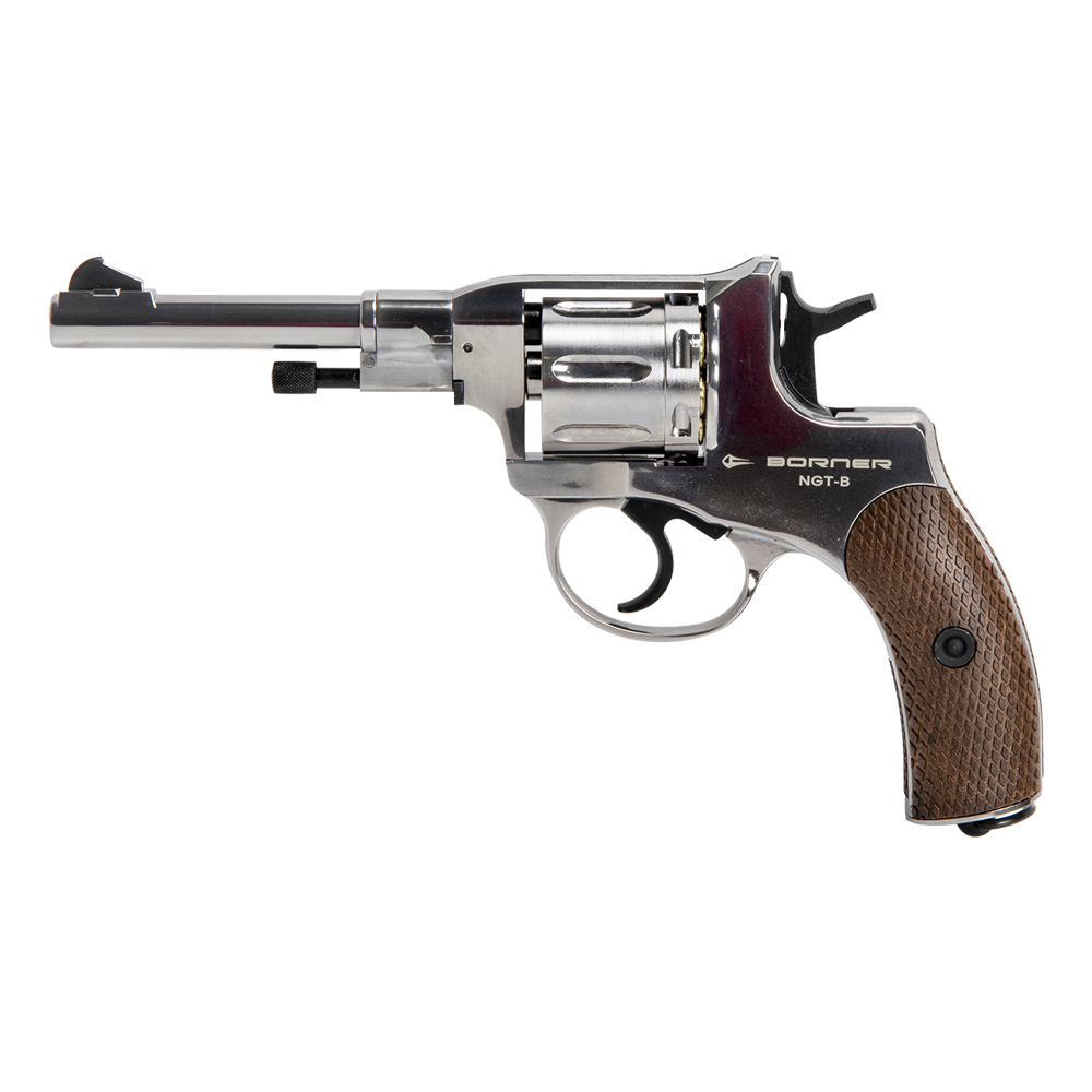 Пистолет пневматический BORNER NGT-B Silver, калибр 4,5 мм/BBs . Фото №4