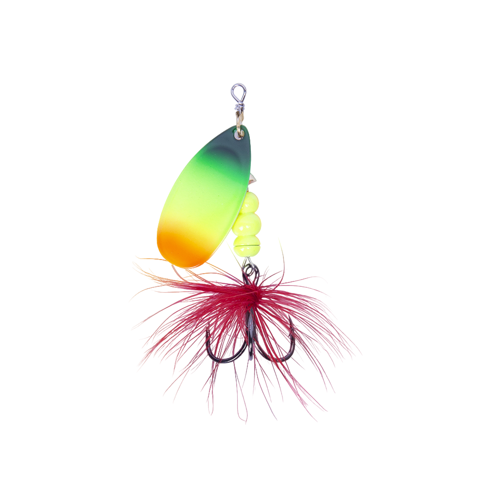 Блесна вращающаяся MADFISH Aglia №4, 9гр, цвет (Rainbow). Фото №2