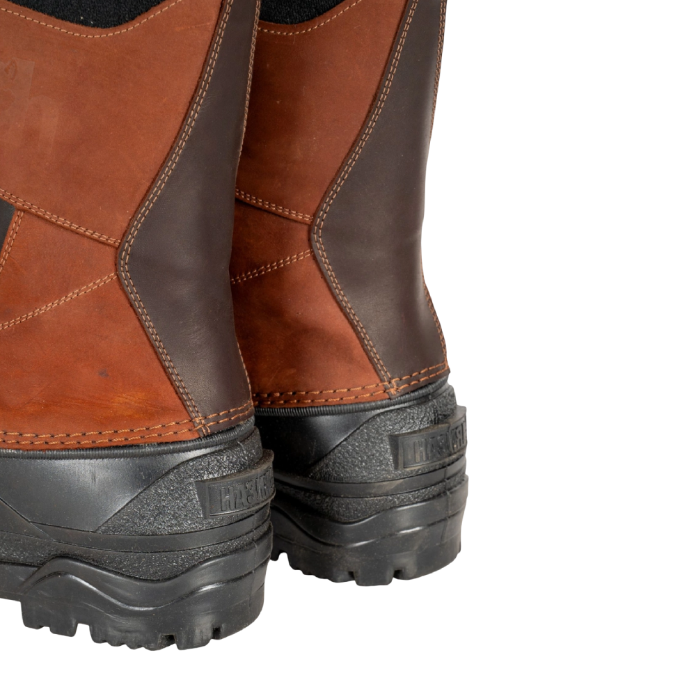 Бахилы охотничьи кожаные, цвет коричневый  "Haski" ( термоэластопласт) р.42. Фото №10