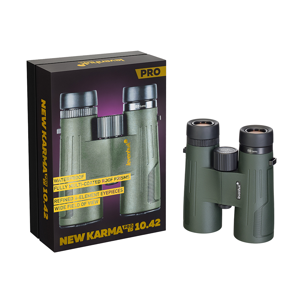 Бинокль Levenhuk New Karma PRO ED 10x42. Фото №14 Бинокль Levenhuk New Karma PRO ED 10x42. Фото №14