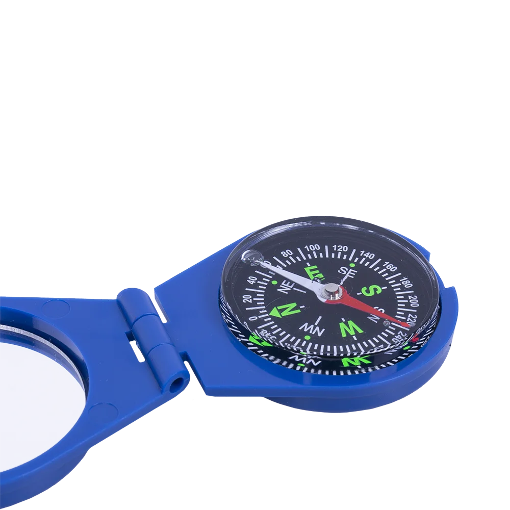 Компас ДС 45-8В, крышка, зеркало, круглый, пластиковый, без блистера. Фото №4