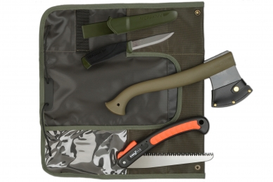 Набор туристический Mora Beaver Cut (скл. пила, топор, нож, кордуровый чехол). Фото №2