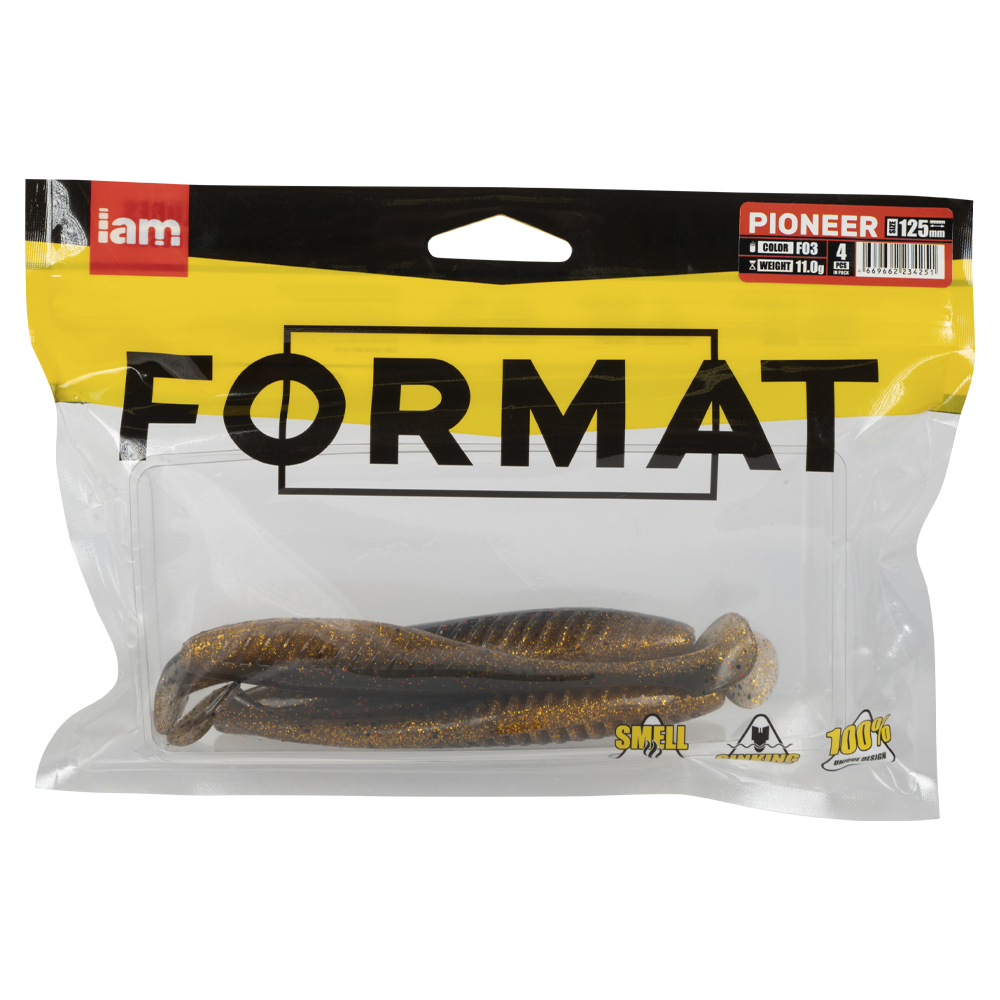 Силиконовая приманка Format Pioneer, 125мм, цвет F03 (4шт. упак). Фото №1 Силиконовая приманка Format Pioneer, 125мм, цвет F03 (4шт. упак). Фото №1