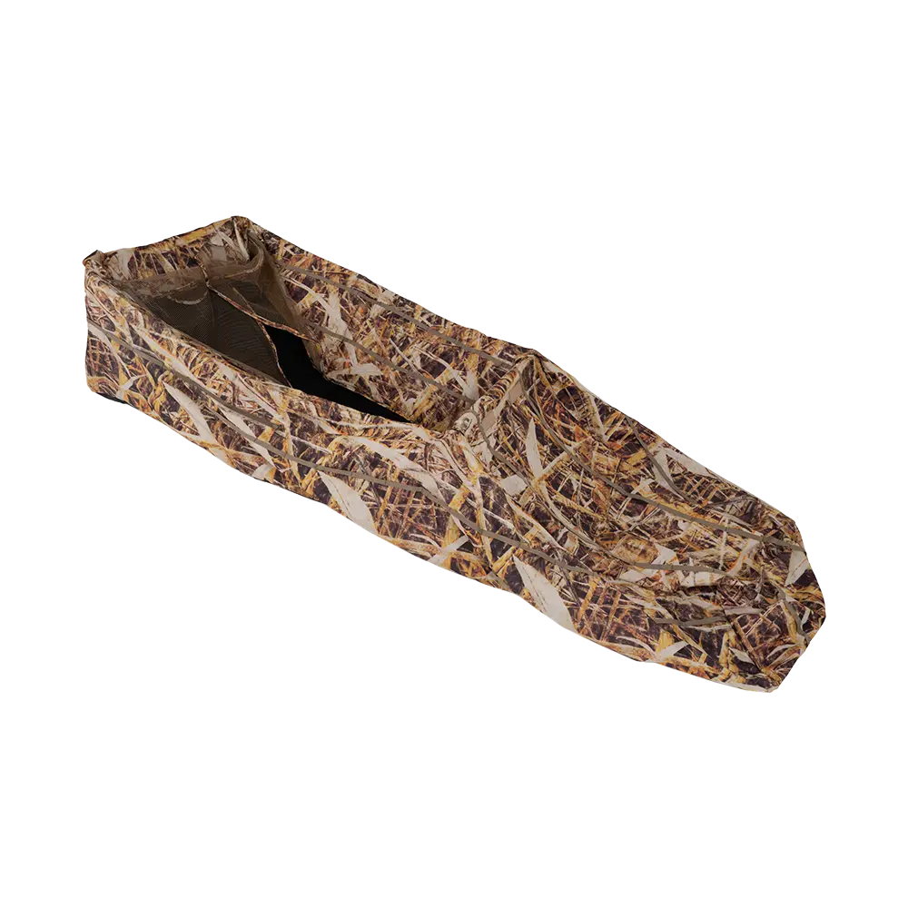 Засидка лежачая ShotTime, каркас алюминиевый, 210х73х40, 600D, дно 1800D, камыш. Фото №2