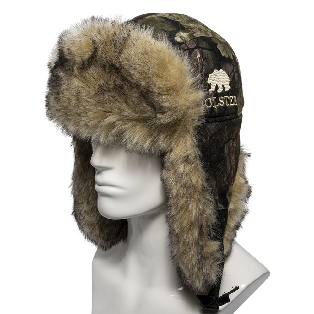 Шапка ушанка Хольстер / алова / дубок (57-58) . Фото №2
