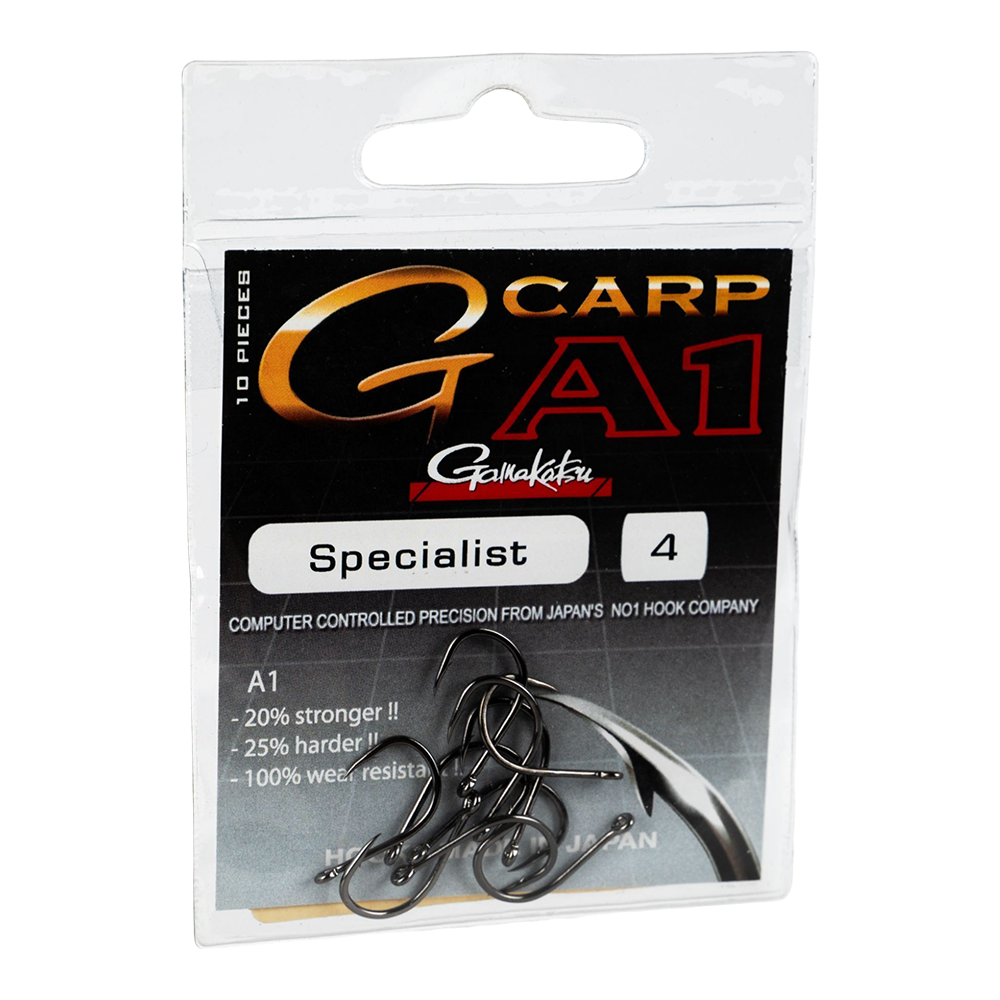 Крючок Gamakatsu A-1 G-Carp Specialist №04. Фото №1