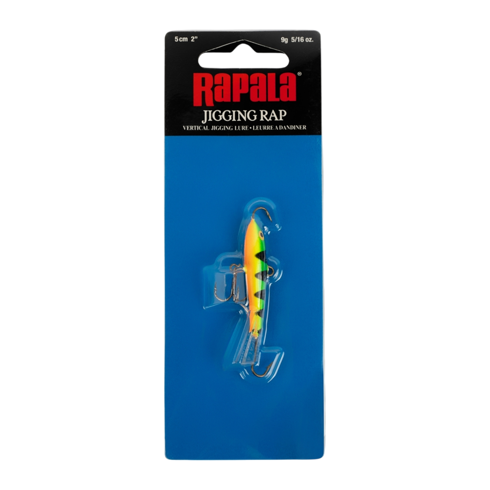Балансир Rapala Jigging Rap 50мм, 9гр, цвет (GLP) с тройником. Фото №1 Балансир Rapala Jigging Rap 50мм, 9гр, цвет (GLP) с тройником. Фото №1