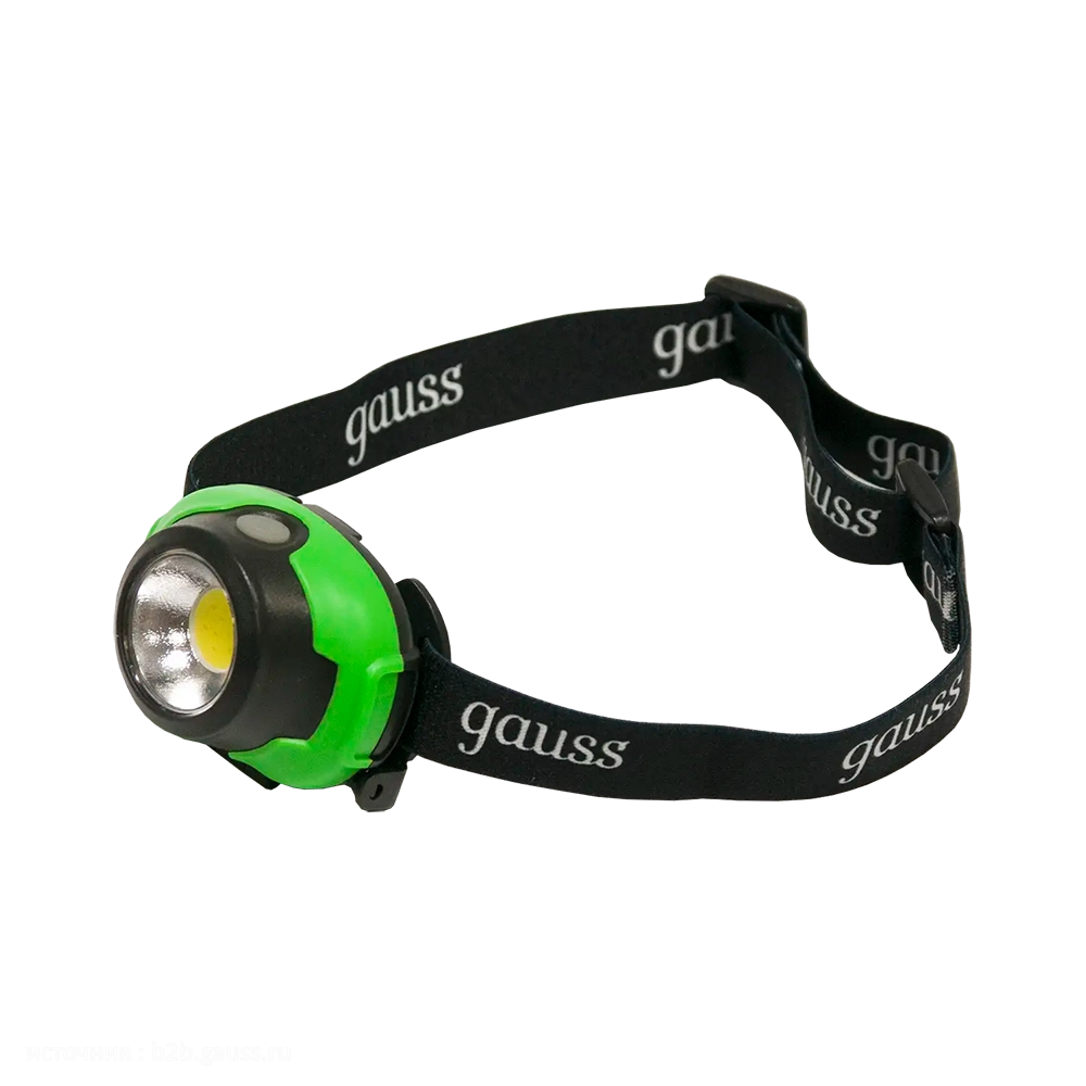 Фонарь налобный Gauss модель GFL303 4W 230lm 3xAAA LED 1/12/60. Фото №2 Фонарь налобный Gauss модель GFL303 4W 230lm 3xAAA LED 1/12/60. Фото №2