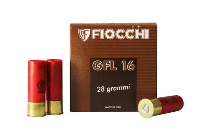Патрон FIOCCHI GFL 16 16/70/16 дробь № 7, 28 гр. (в коробке 25 шт.). Фото №2