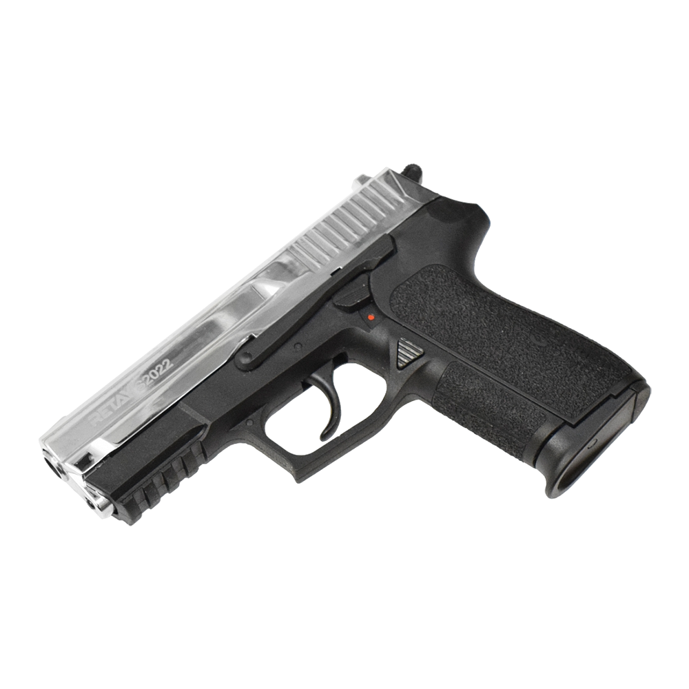 Пистолет охолощенный RETAY S2022, (Sig Sauer), Никель, калибр 9mm. P.A.K. Фото №3