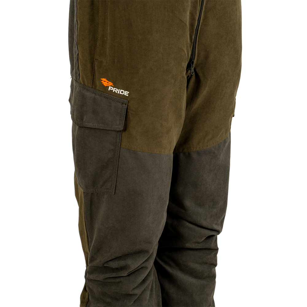 Костюм для охоты PRIDE Магнум, зимний, полукомбинезон, хаки р-р 48-50 рост 182-188. Фото №4