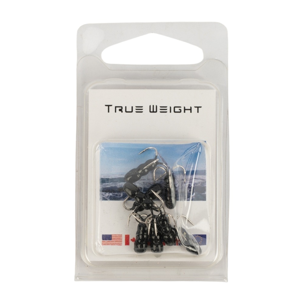 Мормышка свинцовая Trye Weight черная "Чертик-муравей" 0,8гр (10 шт). Фото №1