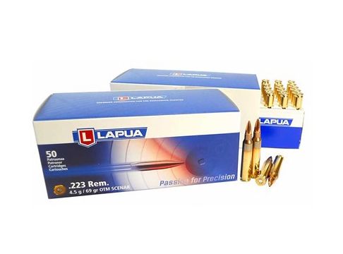 Патрон нарезной LAPUA калибр 223 REM Scenar 4,6 гр. 69 grn. (в пачке 50 шт.). Фото №2
