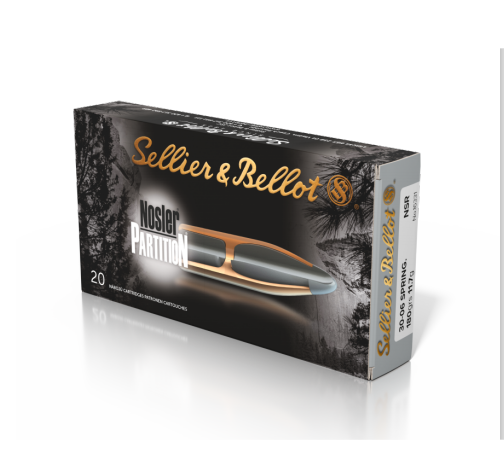 Патрон нарезной SELLER&BELLOT калибр 30-06 SPRG NSR NOSLER 11,7 гр. (в пачке 20 шт.). Фото №3 Патрон нарезной SELLER&BELLOT калибр 30-06 SPRG NSR NOSLER 11,7 гр. (в пачке 20 шт.). Фото №3