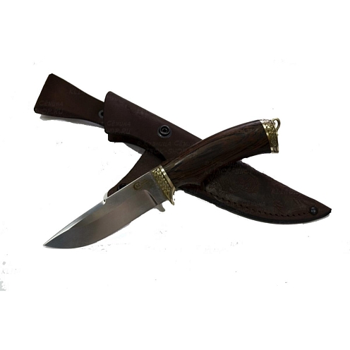 Нож МС Егерь, клинок Х12МФ, рукоять венге, литье. Фото №1