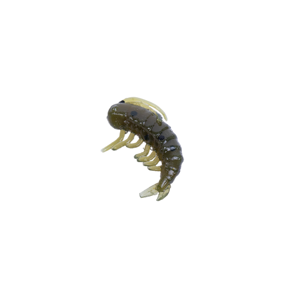 Мормыш искусственный съедобный ароматизированный TKS29000106F2-10MM цвет естественный тёмно-зелёный, креветка. Фото №3 Мормыш искусственный съедобный ароматизированный TKS29000106F2-10MM цвет естественный тёмно-зелёный, креветка. Фото №3