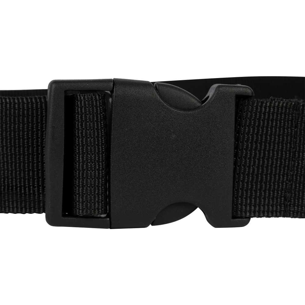 Ремень брючный, 40 мм черный (без логотипа, 125 см). Фото №3