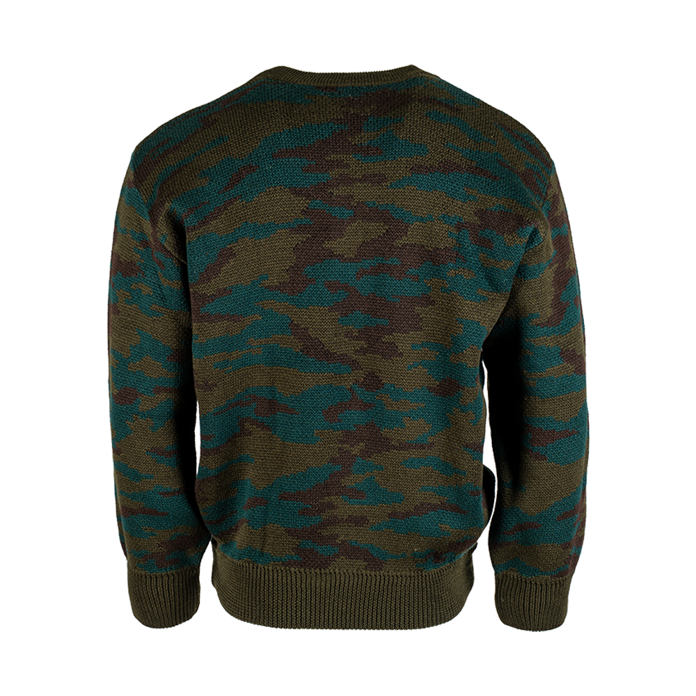 Джемпер п/ш круглый ворот (тёмно-зеленый камуфляж), р. 52. Фото №4