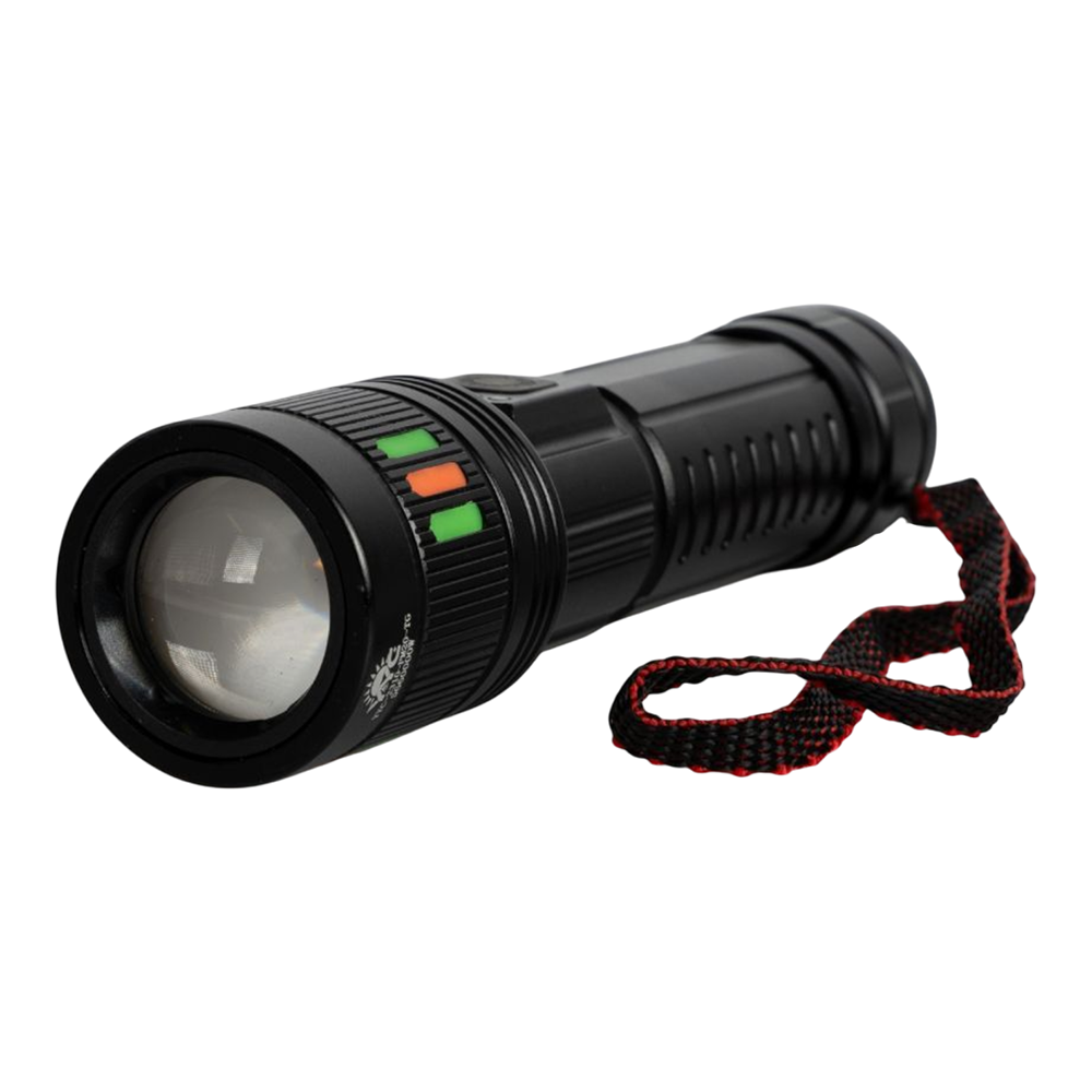 Фонарь ручной 2310-PM20-TG (аккумулятор 18650, кассета для ААА, индикатор заряда, разъем Type-C). Фото №3 Фонарь ручной 2310-PM20-TG (аккумулятор 18650, кассета для ААА, индикатор заряда, разъем Type-C). Фото №3