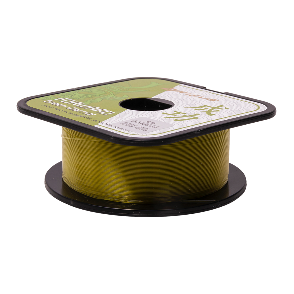 Леска Nisus Forward Green Warrior 0,405mm/100m Nylon (N-FGW-0405-100) . Фото №2