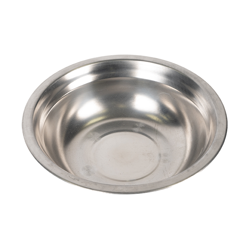 Миска "Следопыт-эконом" метал. высокие края, d - 19 см, h - 7 см, 1100 мл/400/. Фото №2 Миска "Следопыт-эконом" метал. высокие края, d - 19 см, h - 7 см, 1100 мл/400/. Фото №2